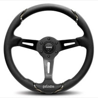 MOMO Gotham Black Leather 350mm Steering Wheel - VGOTHAM350NEL