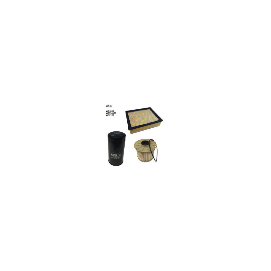 Wesfil FILTER SERVICE KIT RSK6 HOLDEN/ISUZU FILTER SERVICE KIT HOLDEN/ISUZ - WK45