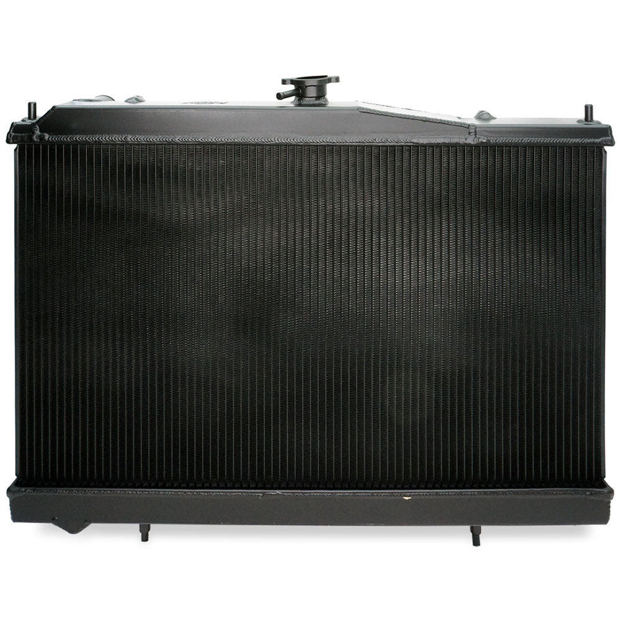 CSF Racing 2-Row 42mm Race Spec Aluminium Radiator - Black for Nissan Skyline R33 GTS/GT-R (RB25/RB26)