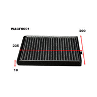 Wesfil CABIN FILTER RCA204P DAEWOO/HOLDEN - WACF0001