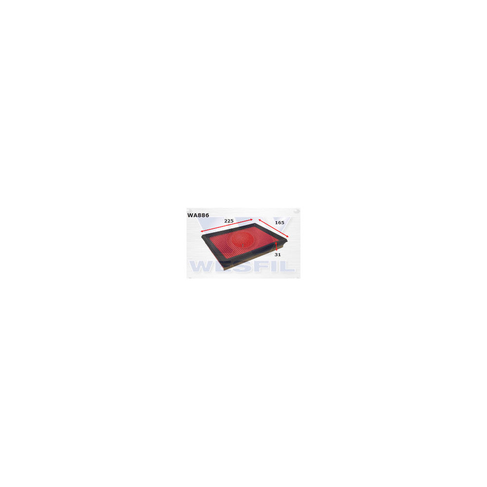 Wesfil AIR FILTER A1266 NISSAN - WA886