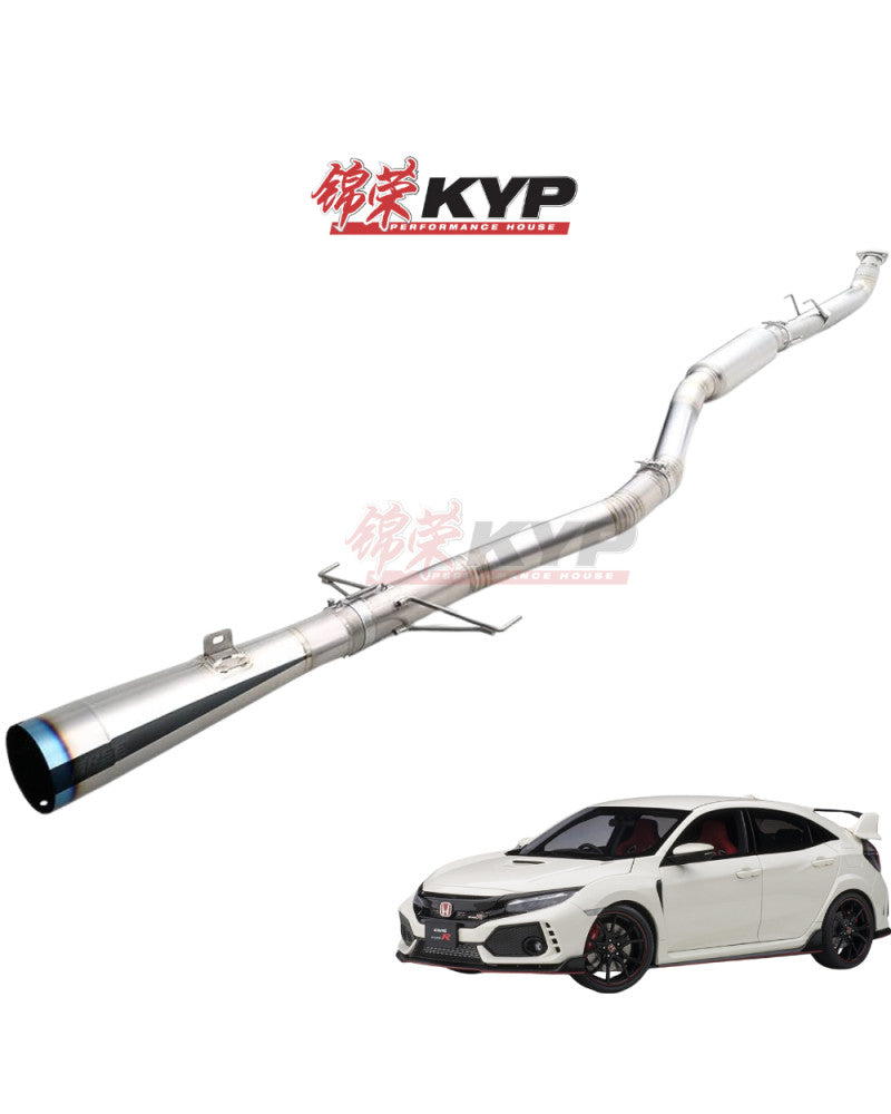RSE FULL TITANIUM MUFFLER EXHAUST KIT TYPE-R FOR HONDA CIVIC TYPE R FK8 RB6090-HN06A