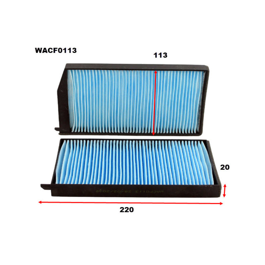 Wesfil CABIN FILTER HYUNDAIWACF0113
