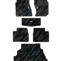 HKS FLOOR AND LUGGAGE MATS OCT RHD SET OF 6 FOR NISSAN SKYLINE GT-R BNR32 53001-AN036