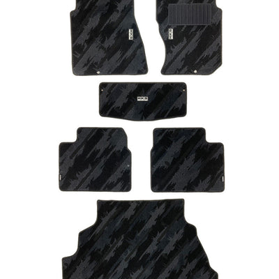 HKS FLOOR AND LUGGAGE MATS OCT RHD SET OF 6 FOR NISSAN SKYLINE GT-R BNR32 53001-AN036