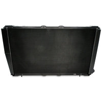 CSF Racing 2-Row 42mm Race Spec Aluminium Radiator - Black for Subaru WRX/STI GC8 94-00