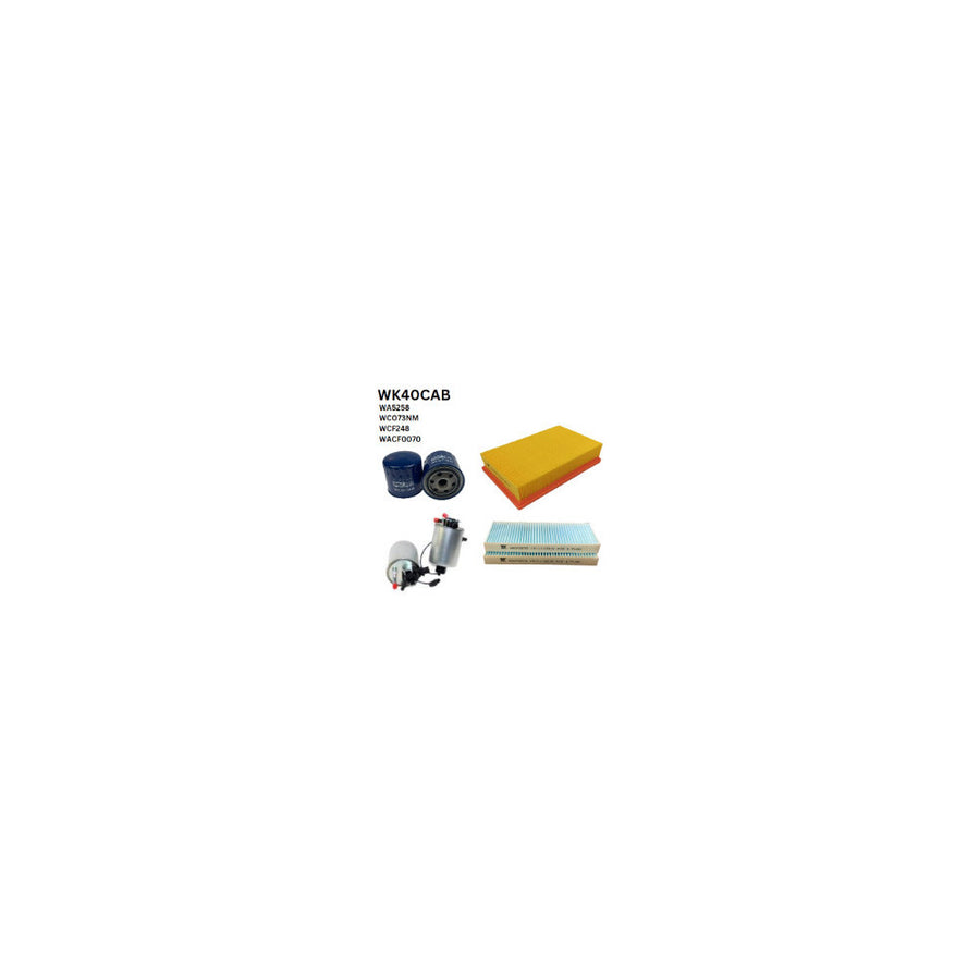 Wesfil FILTER SERVICE KIT RSK71C NISSAN NAVARA FILTER SERVICE KIT NISSAN - WK40CAB