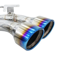 Invidia R400 Valved Turbo Back Exhaust w/Round Tips - Straight Cut Polished Stainless Tips VW Golf R Mk7.5