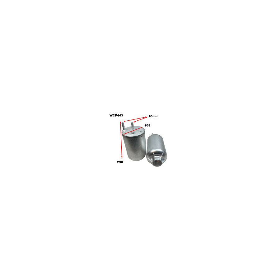 Wesfil DIESEL FUEL FILTER VW - WCF443