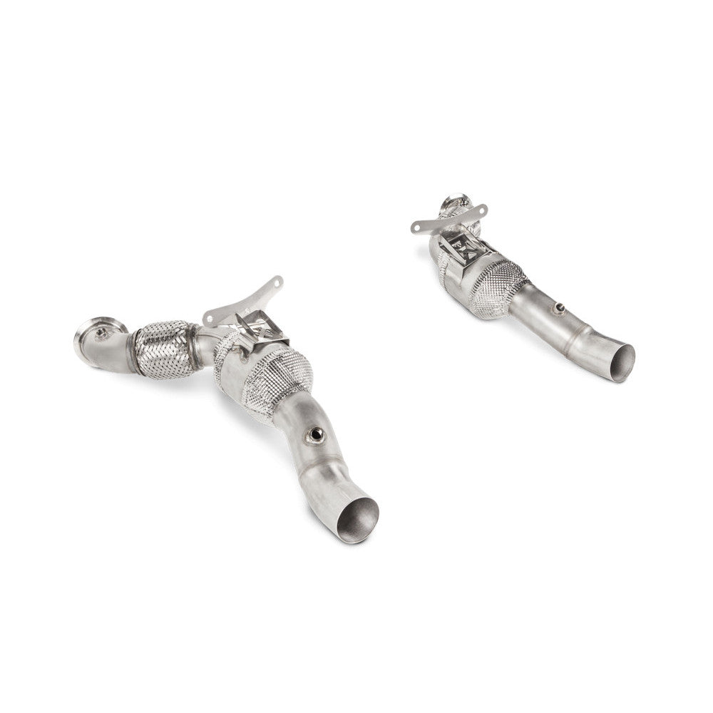 Akrapovic Link Pipe Set w/o Cat (SS) for Ferrari 488 GTB