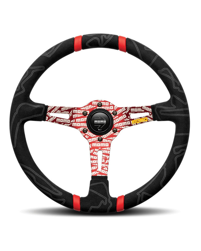 MOMO ULTRA Red 350mm Steering Wheel - VULTRARED350R