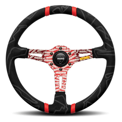 MOMO ULTRA Red 350mm Steering Wheel - VULTRARED350R