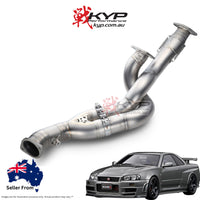 RSE FULL TITANIUM FRONT PIPE KIT FOR NISSAN SKYLINE GT-R RB26DETT RB6080-NS05A R32 R33 R34