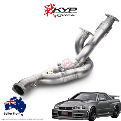RSE FULL TITANIUM FRONT PIPE KIT FOR NISSAN SKYLINE GT-R RB26DETT RB6080-NS05A R32 R33 R34