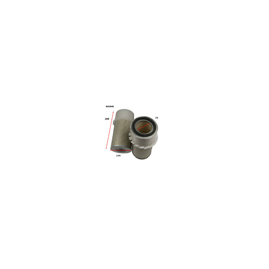 Wesfil AIR FILTER HDA5584 MITSUBISHI - WA948