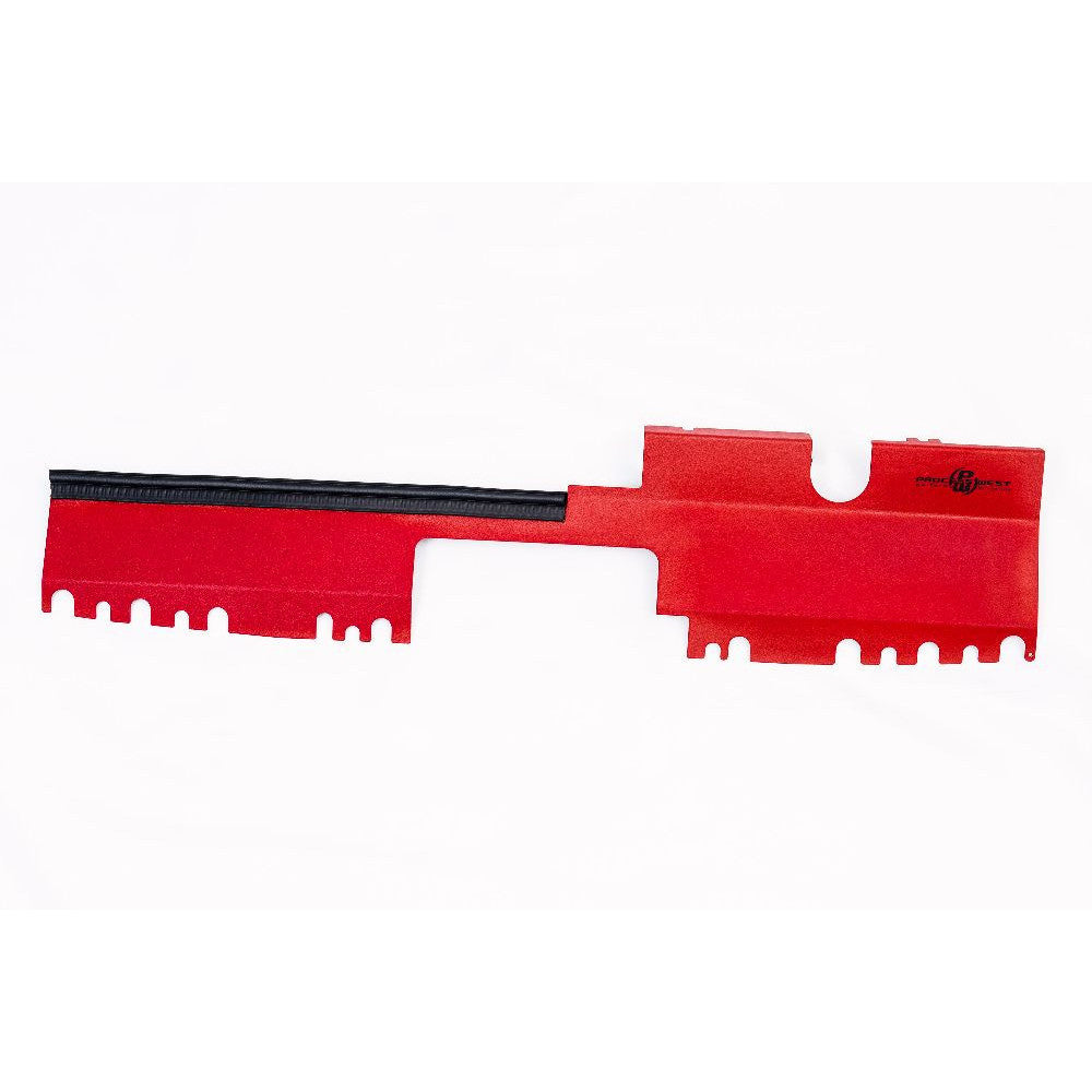 Process West Radiator Cover Red for Subaru WRX/STI VA 15-21 (w/OEM Intake Chute) - PWED03R