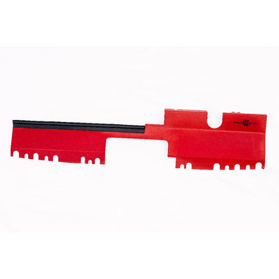 Process West Radiator Cover Red for Subaru WRX/STI VA 15-21 (w/OEM Intake Chute) - PWED03R