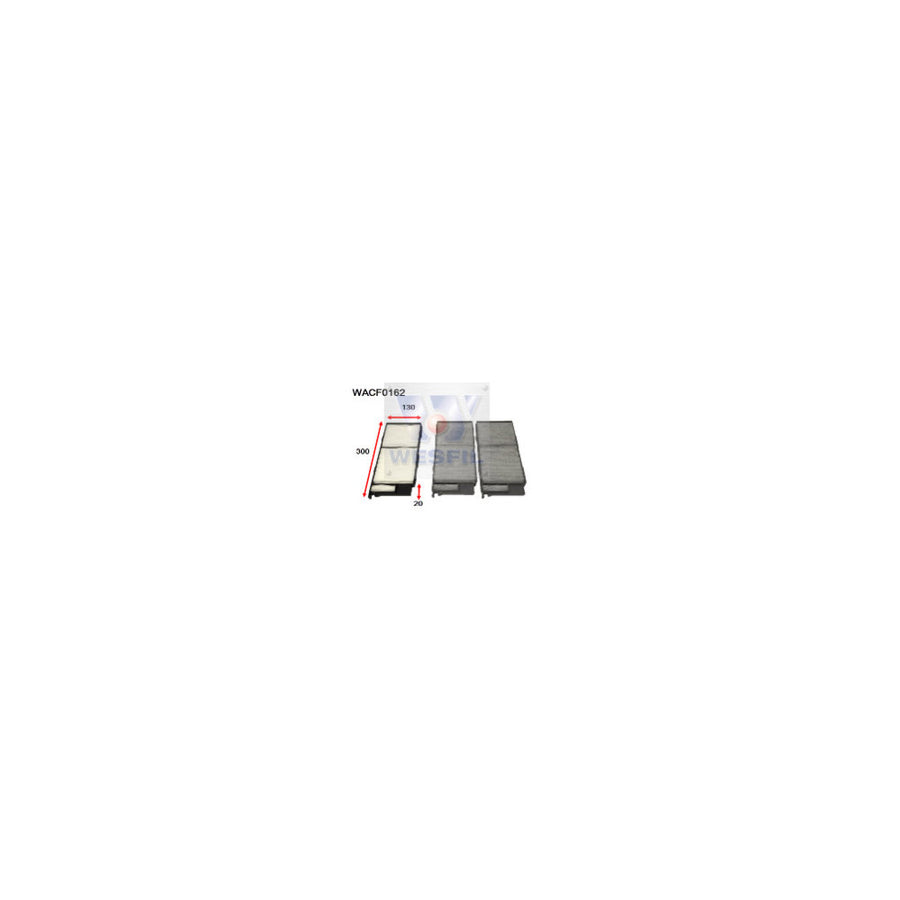 Wesfil CABIN FILTER TOYOTA/LEXUSWACF0162