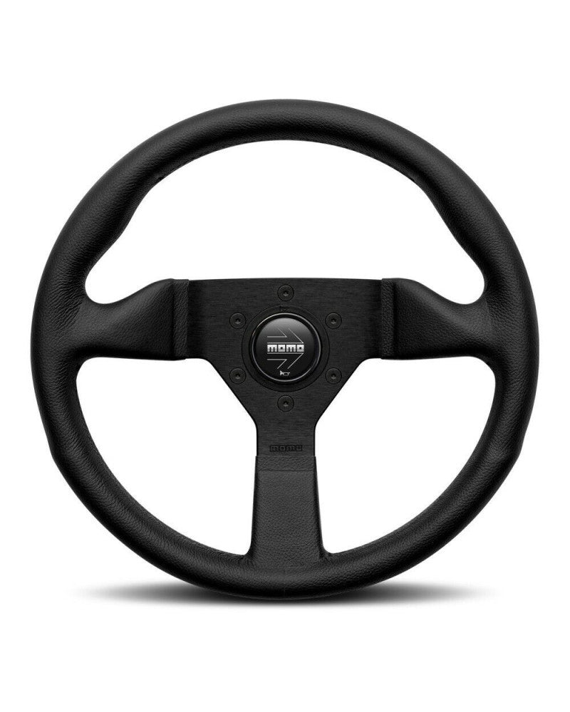 MOMO Montecarlo Black Leather 320mm Steering Wheel - 11111792217L