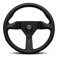 MOMO Montecarlo Black Leather 320mm Steering Wheel - 11111792217L