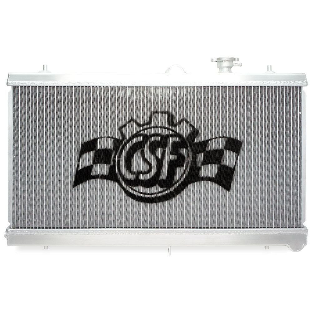 CSF Racing 1-Row 31mm Ultra High Performance Aluminium Radiator - Raw for Subaru WRX/STI 01-07