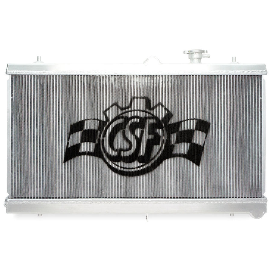 CSF Racing 1-Row 31mm Ultra High Performance Aluminium Radiator - Raw for Subaru WRX/STI 01-07
