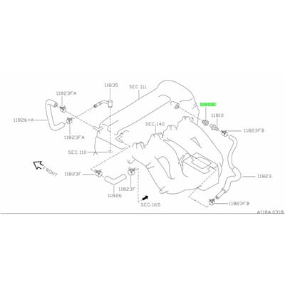 NISSAN OEM PCV VALVE INSULATOR - 11812-41B00