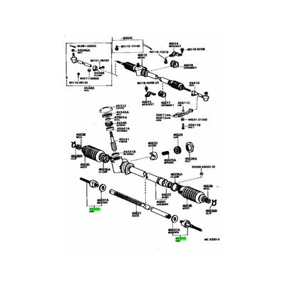 TOYOTA OEM AE86 Levin/Trueno/Sprinter W/ Steering Tie-Rod 45503-19015