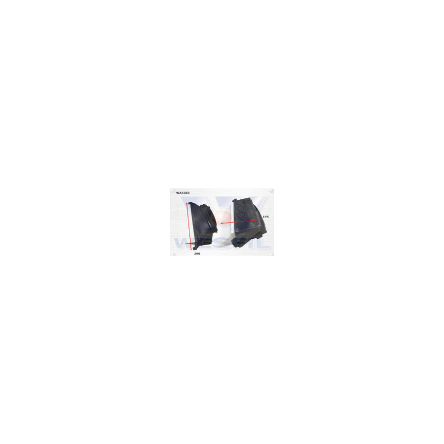 Wesfil AIR FILTER A1940 MERCEDES (LHS) - WA5383
