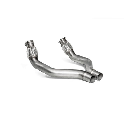 Akrapovic Link Pipe Set (SS) for Audi C7 RS6/RS7/S6/S7 with Audi Sport Akrapovic Exhaust System