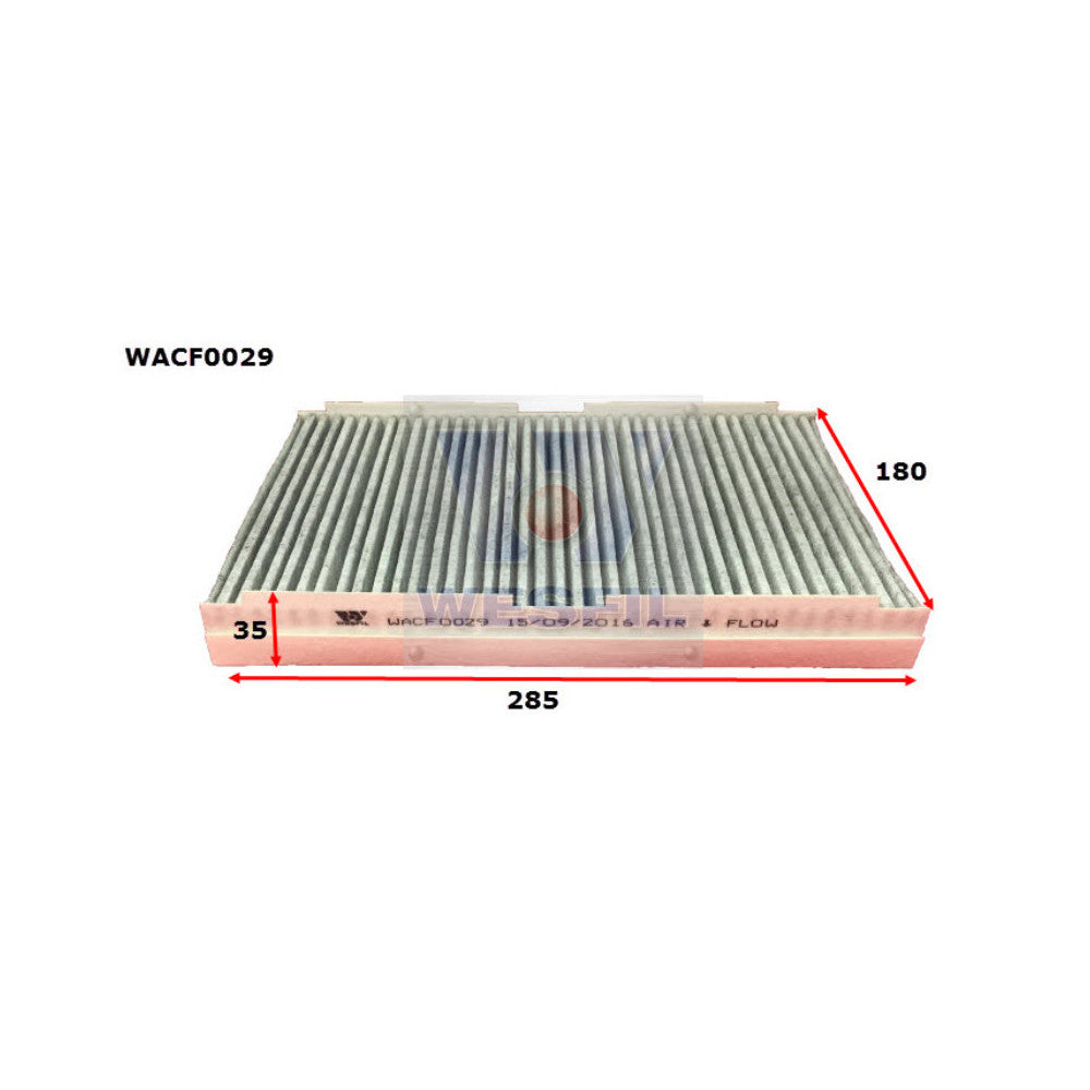 Wesfil CABIN FILTER RCA166C CITROEN/PEUGEOTWACF0029