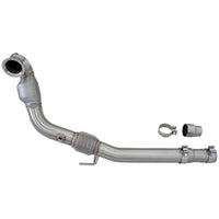 Invidia Q300 Turbo Back Exhaust - Rolled Titanium Blue Tips VW Golf GTI Mk7