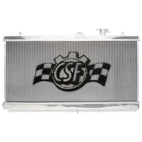 CSF Racing 1-Row 31mm Ultra High Performance Aluminium Radiator - Polished for Subaru WRX/STI 01-07