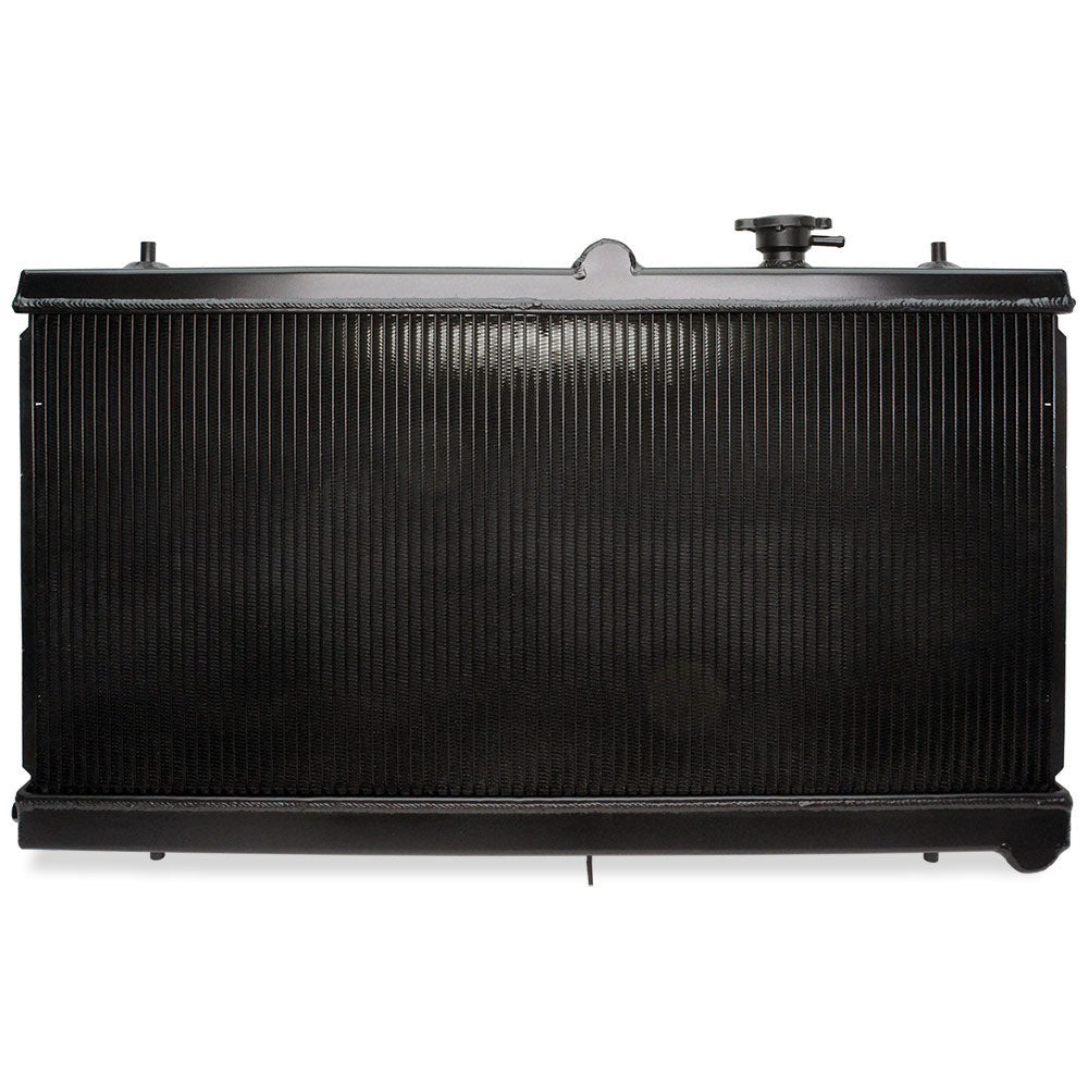 CSF Racing 1-Row 31mm Ultra High Performance Aluminium Radiator - Black for Subaru WRX/STI 01-07