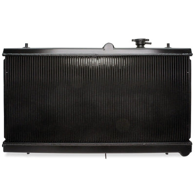 CSF Racing 1-Row 31mm Ultra High Performance Aluminium Radiator - Black for Subaru WRX/STI 01-07