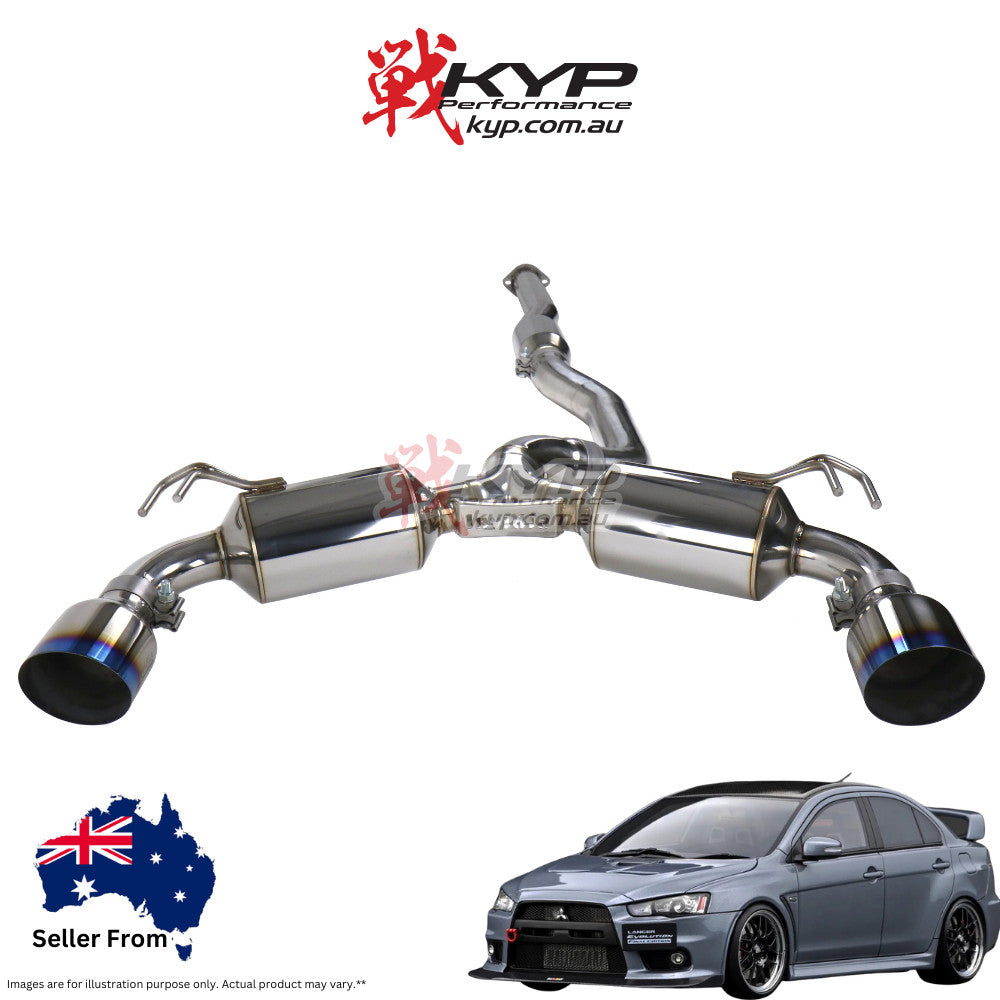 Invidia Dual N1 Cat Back Exhaust Mitsubishi Evo X 10 CZ4A EVO10 EVOX EVOLUTION