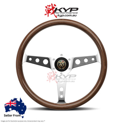 MOMO 60th Anniversario Heritage Indy Wood Limited Edition 350mm Steering Wheel - VINDYANNCWD35