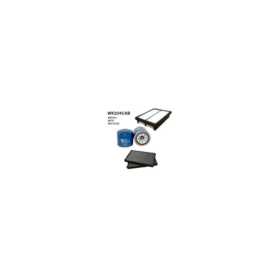 Wesfil FILTER SERVICE KIT RSK46C HYUNDAI iLOAD/iMAX FILTER SERVICE KIT HYUNDAI - WK104CAB