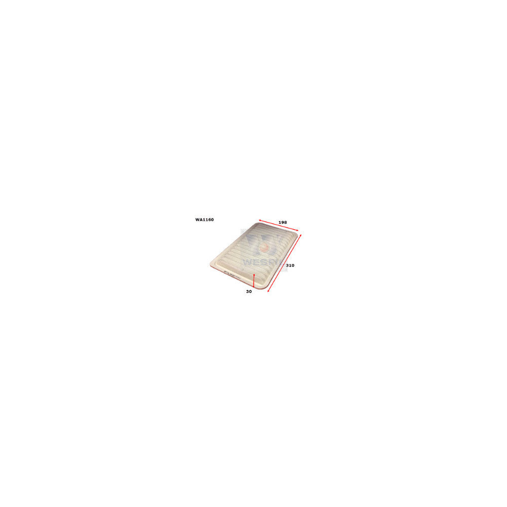 Wesfil AIR FILTER A1524 MAZDA - WA1160