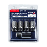 RAYS DURA-LOCK ONLY L42 STRAIGHT NUT SET M12X1.25 BLACK