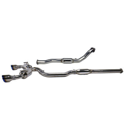 Invidia Dual N1 Turbo Back Exhaust w/PSR O2 Housing Mitsubishi Evo X 10 CZ4A EVO10 EVOX EVOLUTION