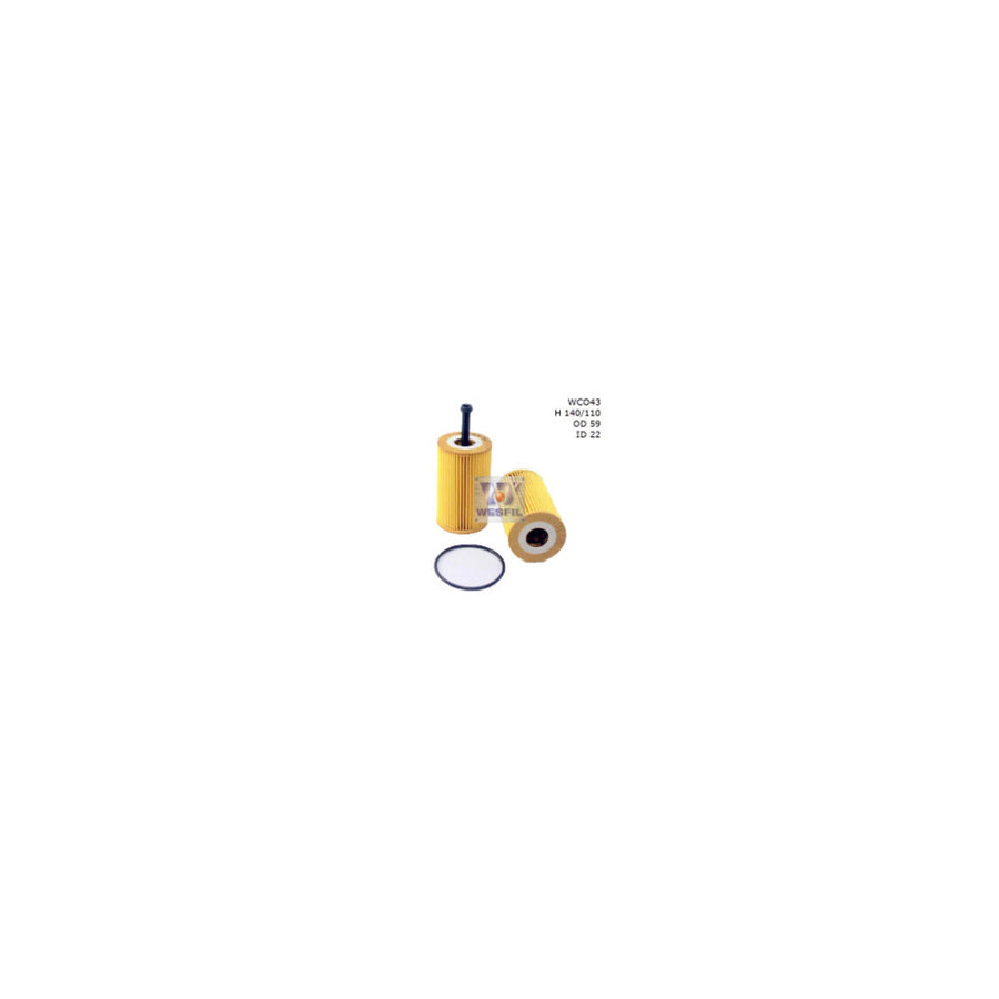Wesfil OIL FILTER R2608P CITROEN/PEUGEOT - WCO43