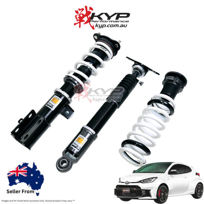 HKS HIPERMAX S SERIES COILOVERS SUSPENSION TYPE for Toyota GR YARIS (GXPA16) Gen2 TOYOTA GR COROLLA GZEA14H G16E-GTS