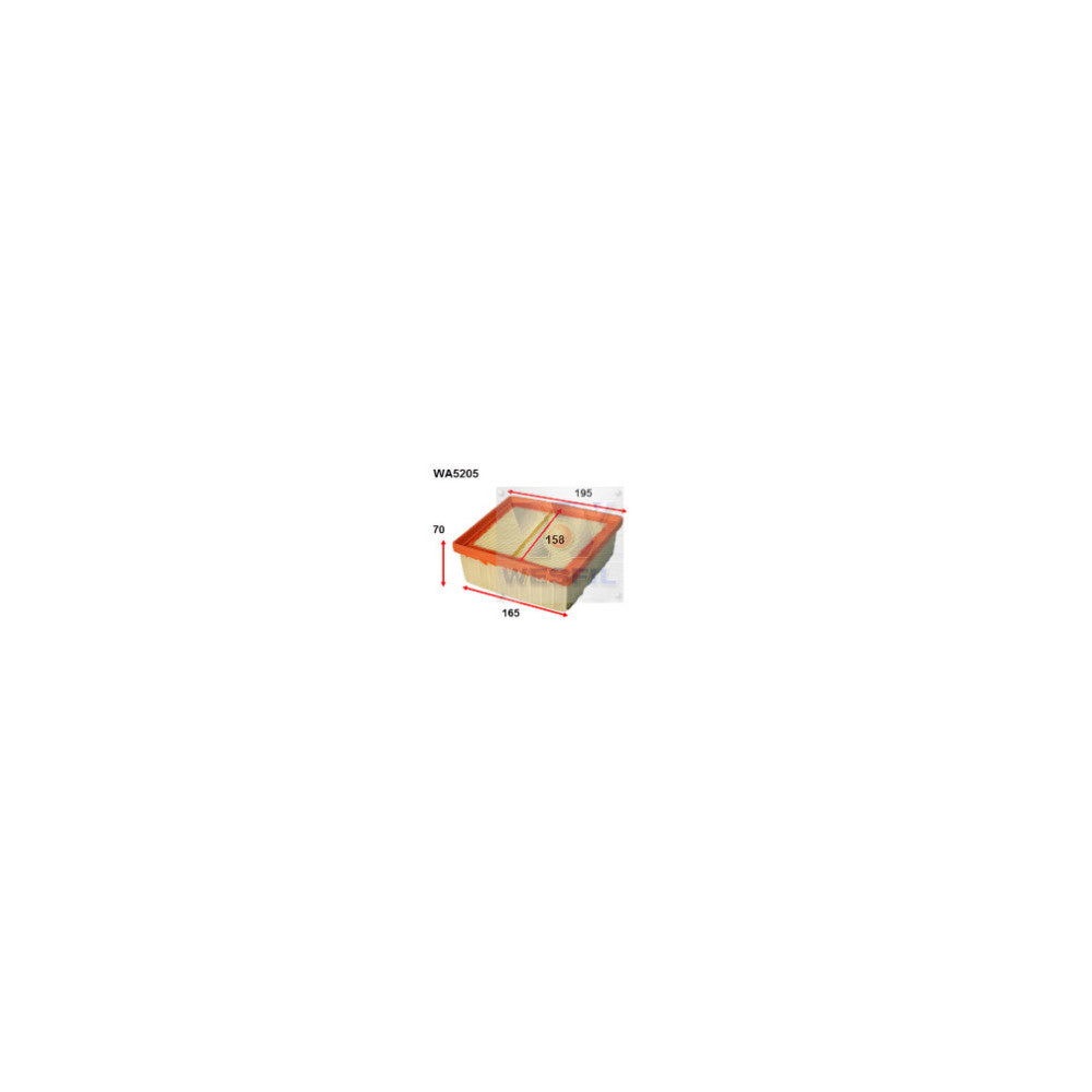Wesfil AIR FILTER A1749 FORD - WA5205
