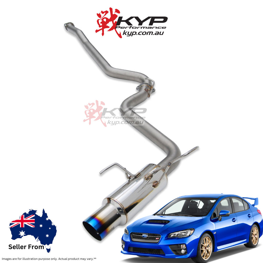 Invidia Single N1 Cat Back Exhaust Subaru WRX 09-21/STI 08-21/FXT 08-18 (Sedan Only)