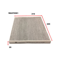 Wesfil CABIN FILTER RCA281P ALFA/FIATWACF0081