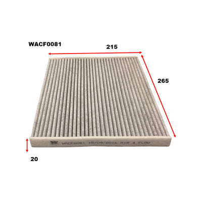 Wesfil CABIN FILTER RCA281P ALFA/FIATWACF0081