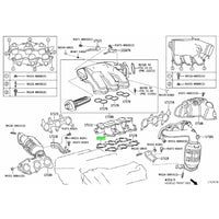 TOYOTA OEM 2GR intake manifold gasket 1 17177-31040