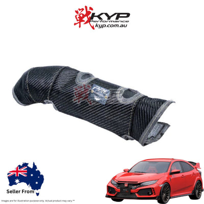 PRL Motorsports PTP Black Lava Inlet Pipe Blanket for Honda Civic Type-R FK8 17-21