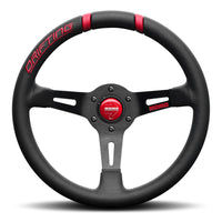 MOMO Drifting Black/Red 330mm Steering Wheel - VDRIFT33NROSL